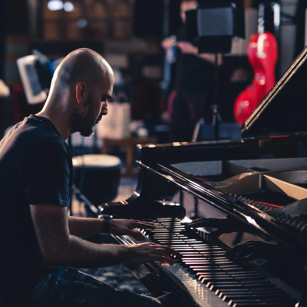 Toygar Isikli plays his piano. (Photo via Toygar Isikli)