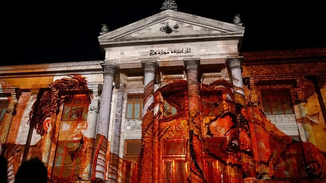 The Istanbul Archaeological Museums are illuminated as part of Türkiye's "Night Museums" project, allowing visitors to explore the historic museum complex after dark. (Photo via Türkiye's Ministry of Culture and Tourism)