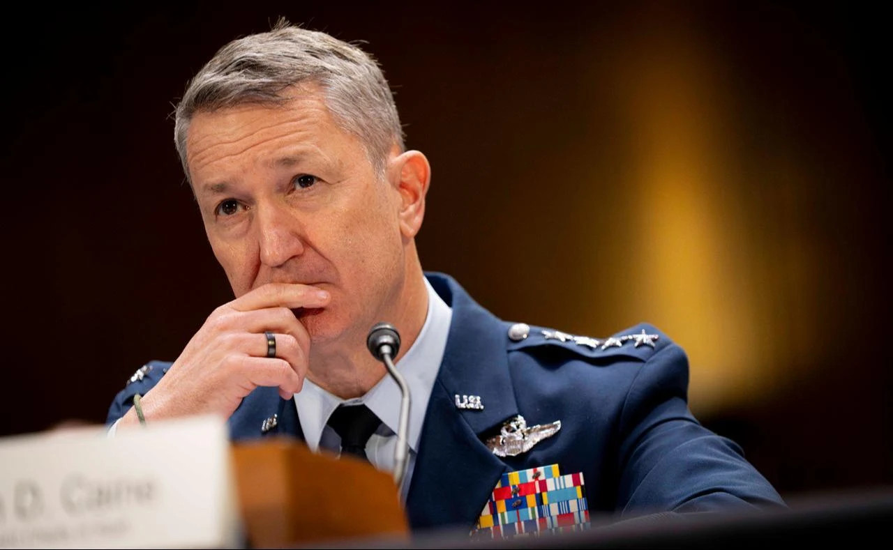 Chairman of the Joint Chiefs of Staff Gen. Dan Caine appears before the U.S. Senate Committee on Appropriations during a full committee hearing in Washington, D.C., July 21, 2026. (DoW Photo)