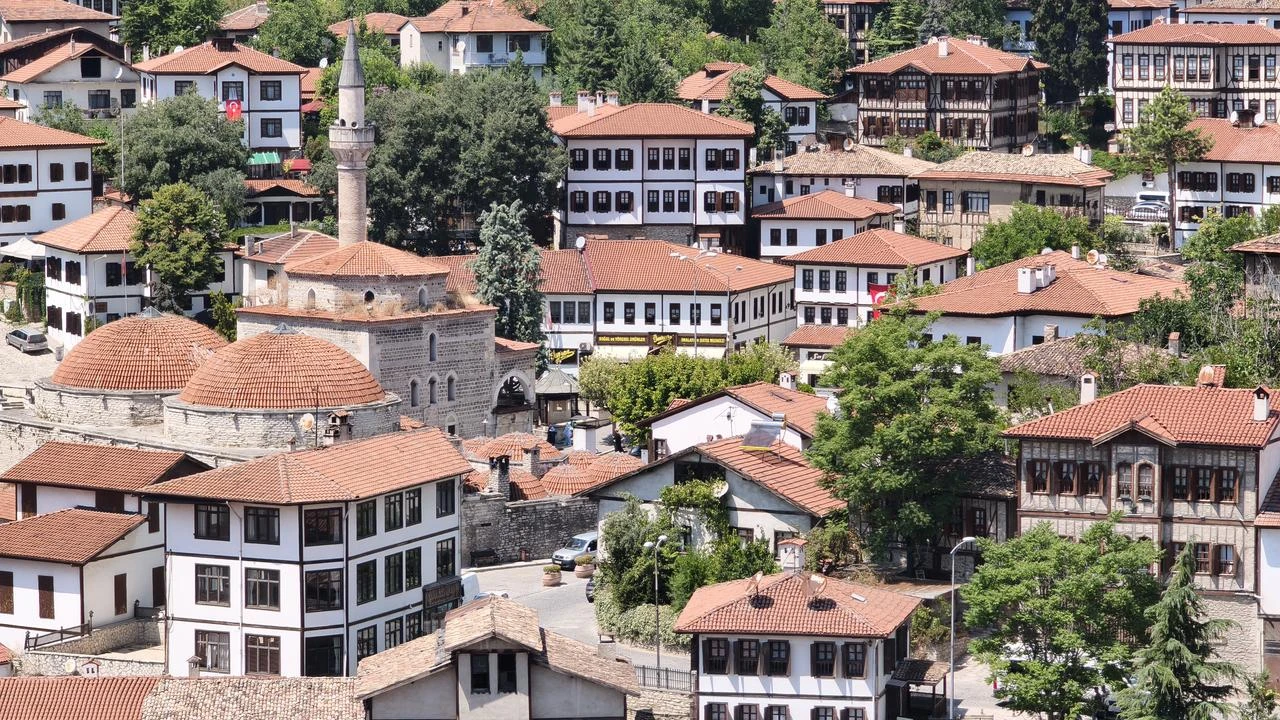 Aerial view of Safranbolu, a district of Karabük listed on the UNESCO World Heritage List. (AA Photo)