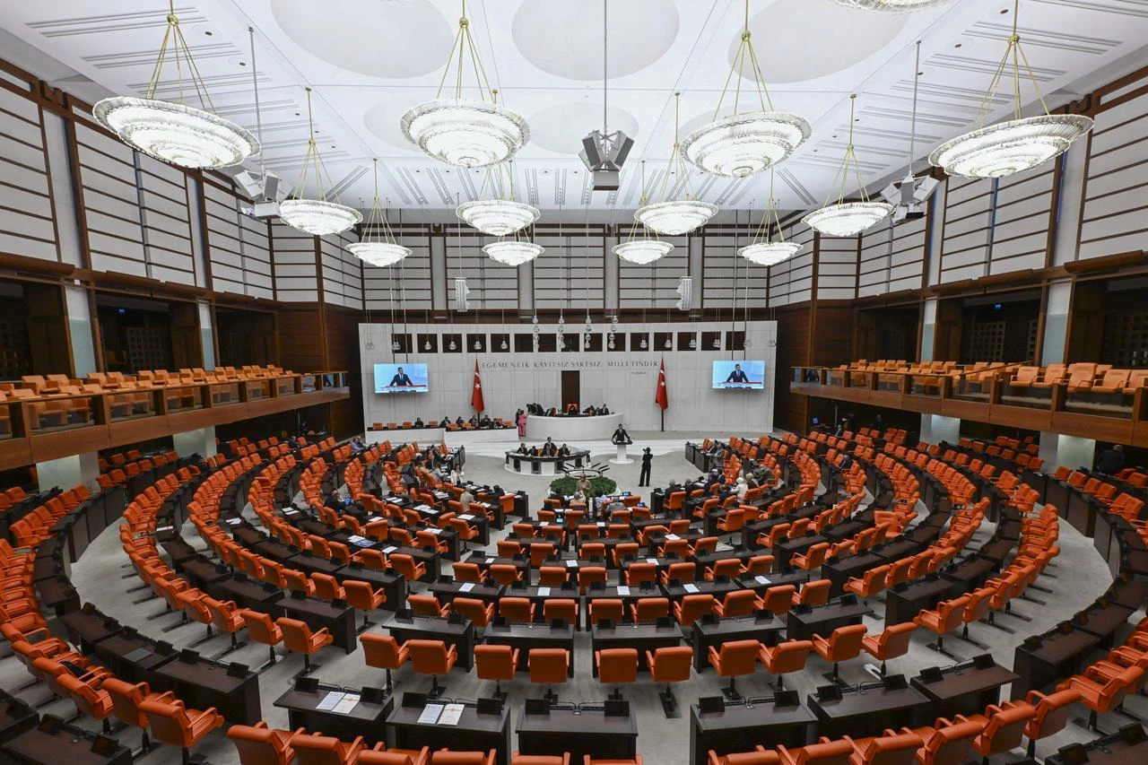 A view of the General Assembly of the Grand National Assembly of Türkiye, Aug. 7, 2026. (AA Photo)