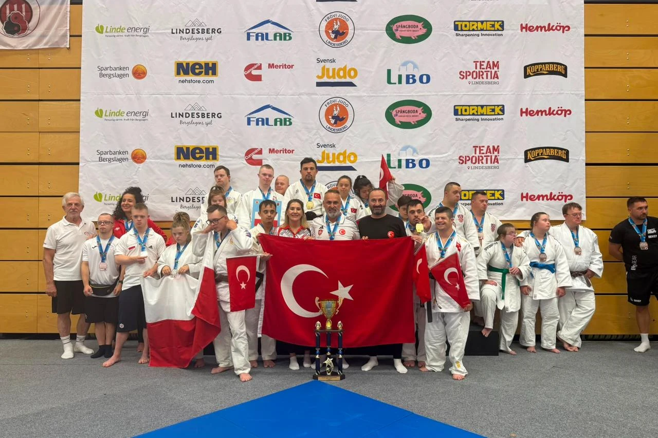 Türkiye's Down syndrome judo team wins world title in Sweden