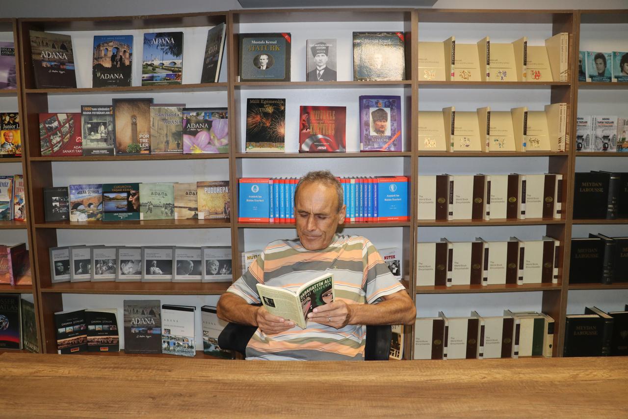 Adana bookworm keeps 56-year reading habit alive