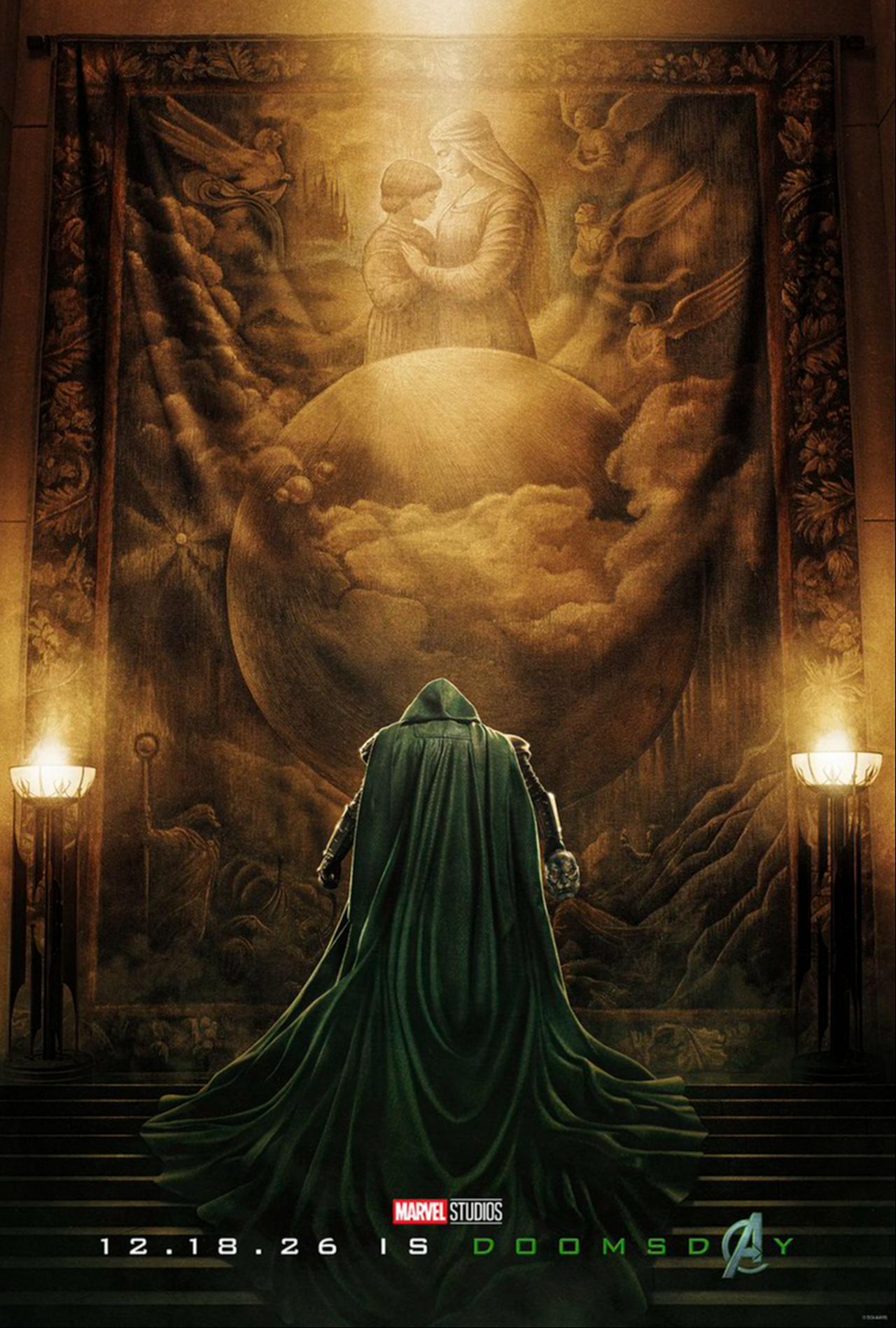 Poster for "Avengers: Doomsday," in theaters Dec. 18. (AFP photo)