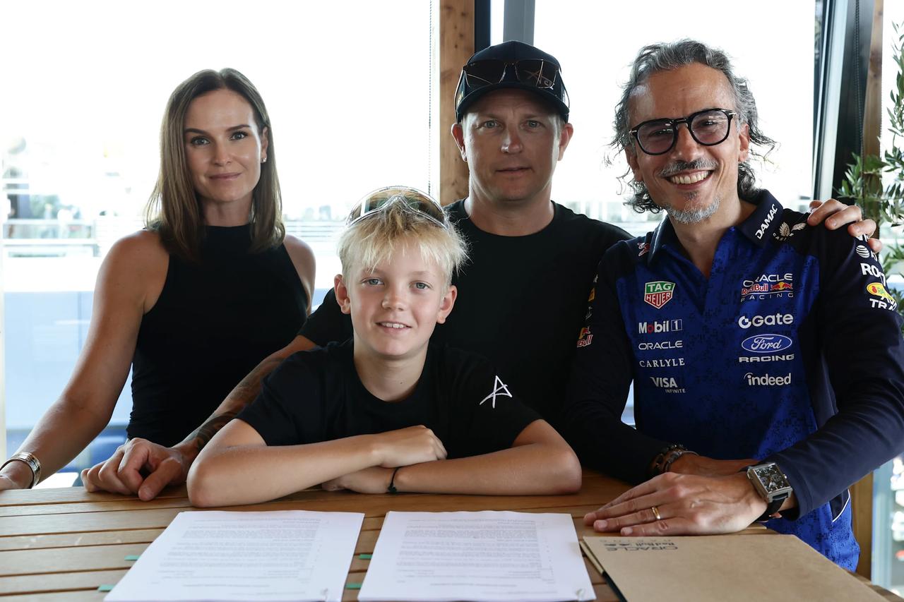 Kimi Raikkonen's son joins Red Bull junior program
