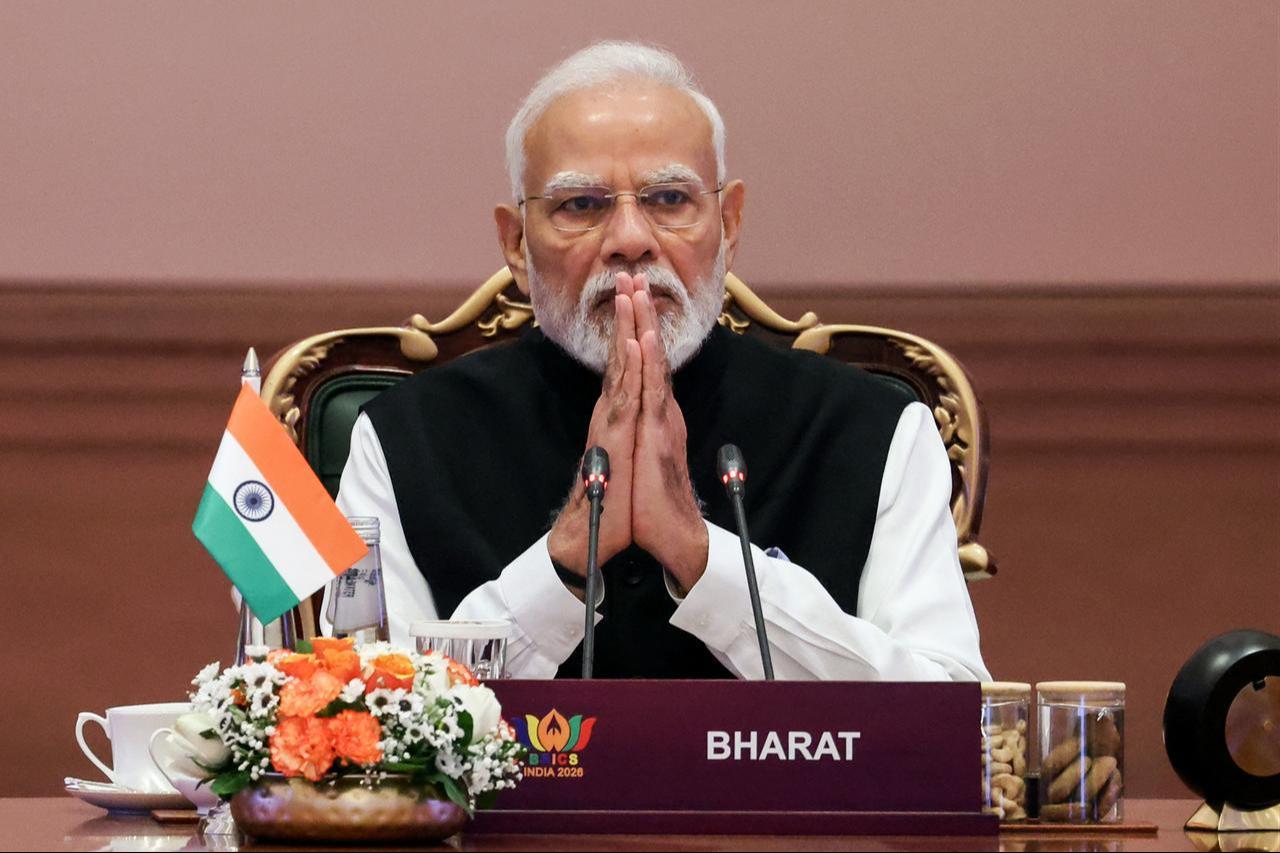 India's Prime Minister Narendra Modi attends the 18th BRICS Summit in New Delhi on September 12, 2026. (AFP Photo)