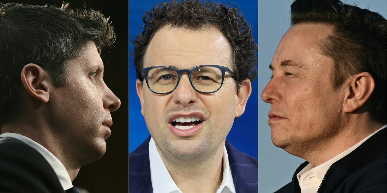 This combination of pictures, created on September 12, 2026, shows (L/R) OpenAI CEO Sam Altman, Anthropic CEO Dario Amodei, and Elon Musk. (AFP Photo)