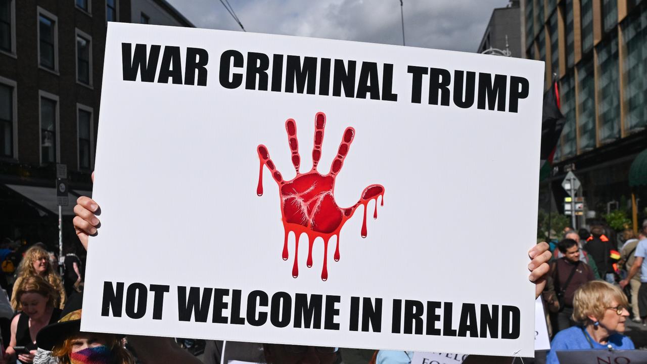 Dublin sees mass protest against Trump's Ireland visit