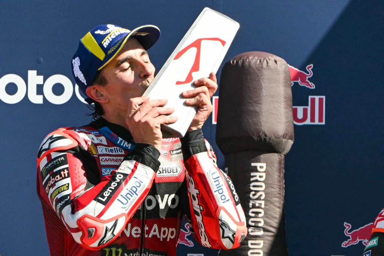 Marc Marquez wins San Marino Grand Prix, ties for MotoGP championship lead