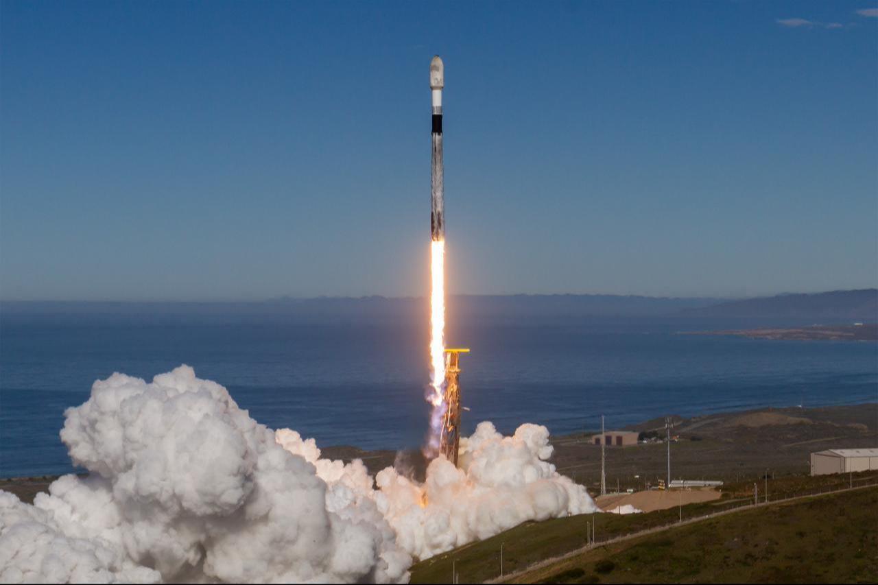 Türkiyes first domestically developed orbital transfer vehicle, FGN-TUG-S01, built by Fergani Space, is being launched aboard a SpaceX Falcon 9 Transporter-15. (AA Photo)