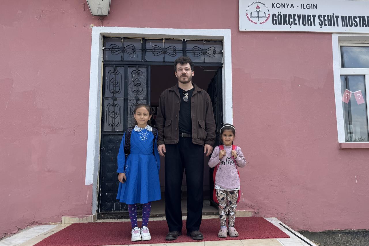 One teacher, two pupils: rural Konya school doubles its class