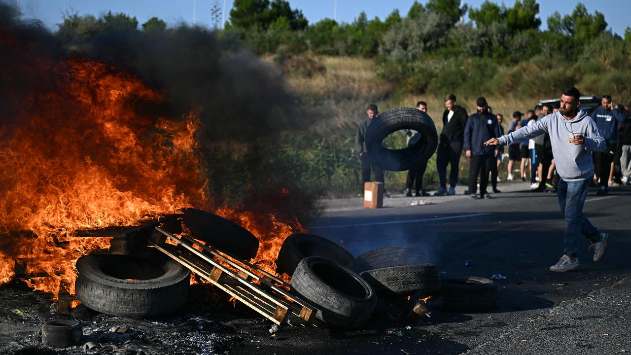 French fishermen blockade oil depots over rising fuel prices