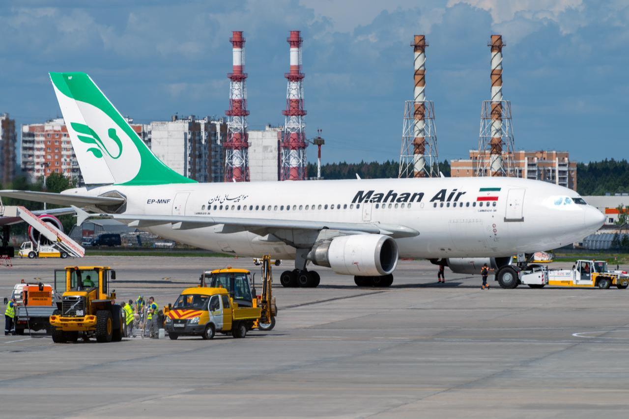 A Mahan Air Airbus A310-300 sits on the tarmac at Vnukovo Airport in Moscow, Russia, on July 2, 2019. (Adobe Stock Photo)