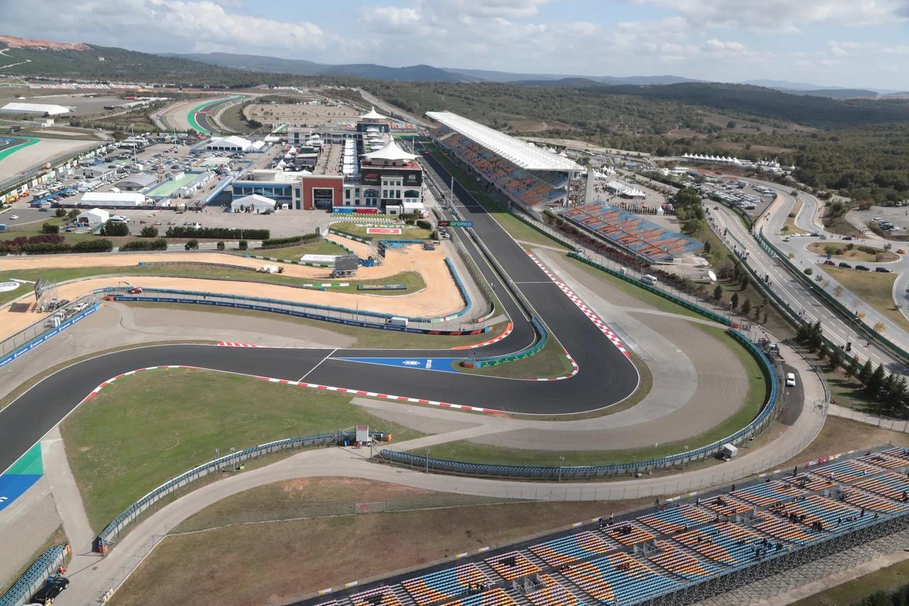 An Aerial view of the Istanbul Park circuit, İstanbul, Türkiye. (Photo via Formula 1)