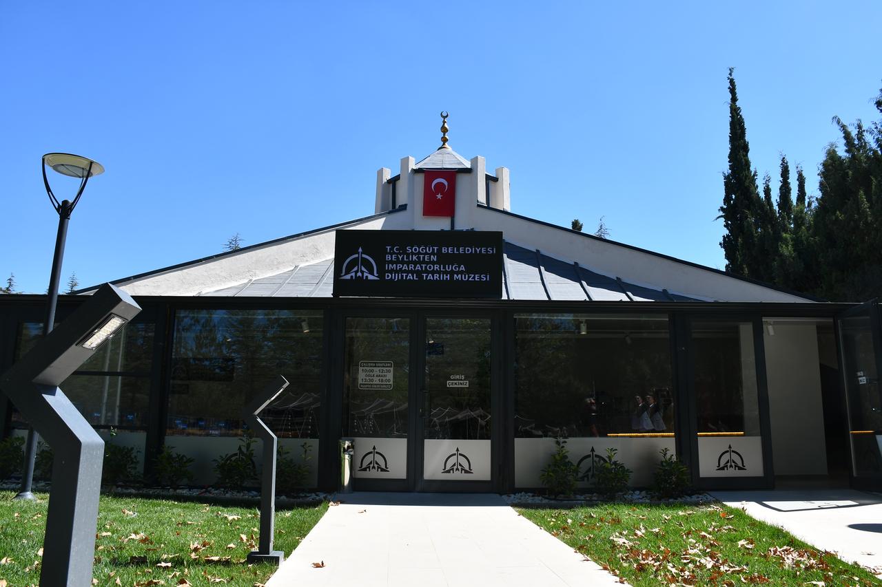 The exterior of the From Principality to Empire Digital History Museum in Sogut, Bilecik, Türkiye. (AA Photo)