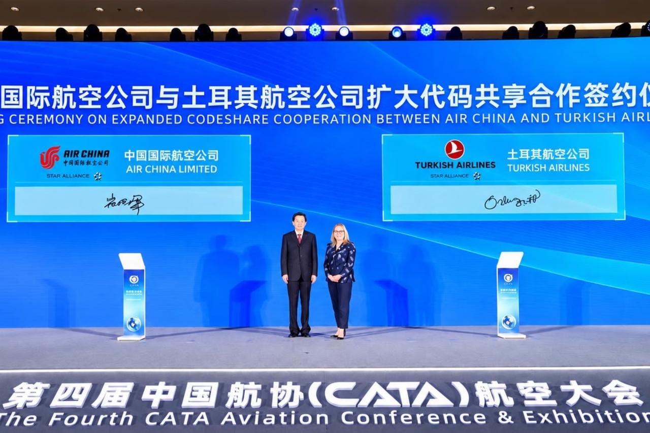 Turkish Airlines, Air China expand codeshare agreement