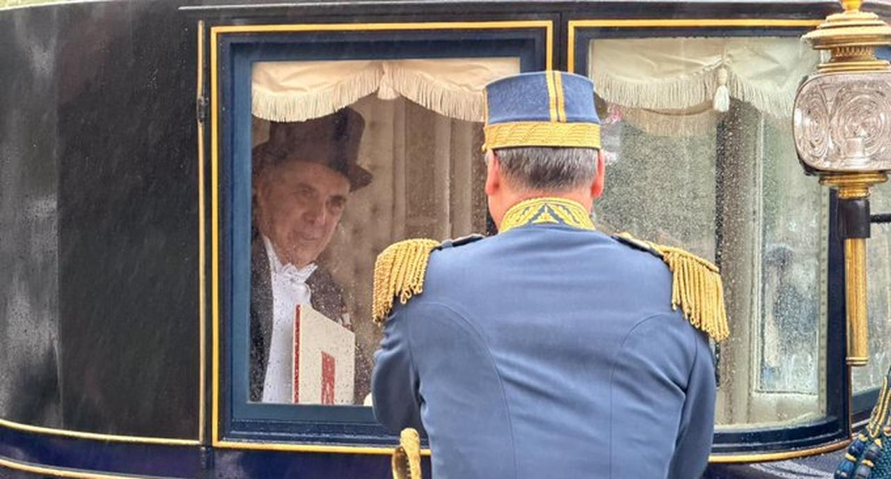 Turkish Ambassador to Sweden, Korhan Karakoc, is shown in a photo posted on the Turkish Embassy's X account. (X/@TC_StokholmBE)