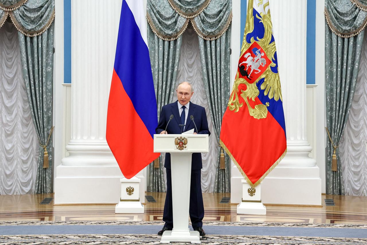 Putin says Russia has no plans to attack Europe, offers restored ties