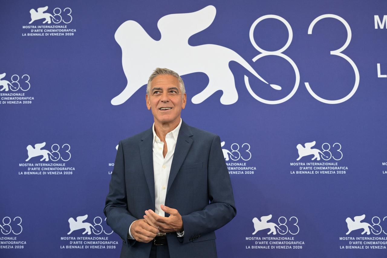 US actor and filmmaker George Clooney poses during a photocall at the 83rd Venice International Film Festival in Venice, Italy, Sept. 2, 2026. (AFP Photo)