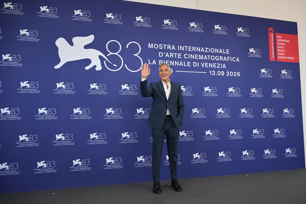 US actor and filmmaker George Clooney attends a photocall at the 83rd International Venice Film Festival in Venice, Italy, Sept. 2, 2026. (AFP Photo)