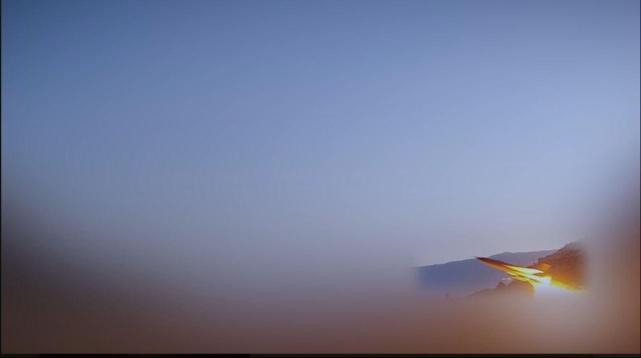 A screenshot from footage released by Iran’s Islamic Revolutionary Guard Corps (IRGC) shows a missile launching from Iran in response to U.S. strikes on Iranian targets, Sept. 2, 2026. (Photo via Tasnim)