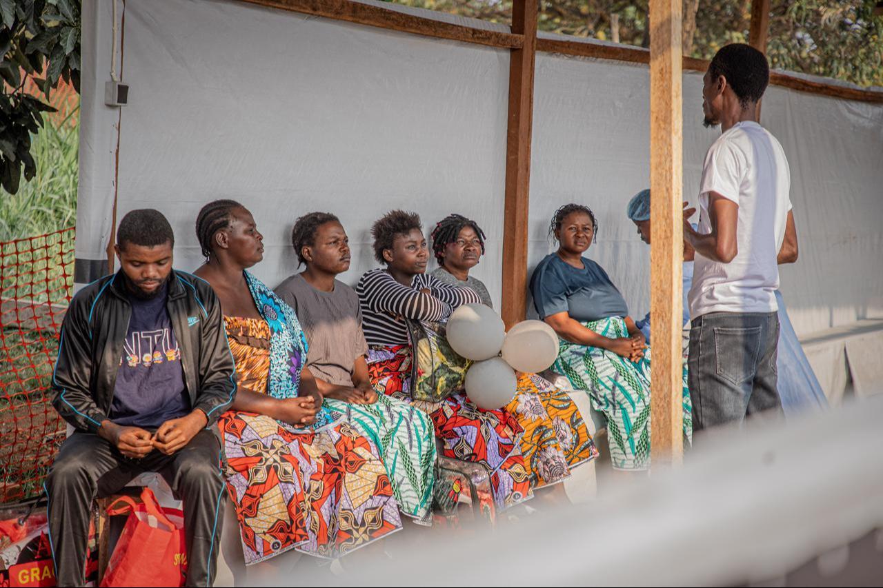 Seven people cured of Ebola virus disease have been declared discharged from the Ebola Treatment Center (CTE) of the Evangelical Medical Center (CME), in Bunia, in the province of Ituri, in DR Congo, June 23, 2026. (AFP Photo)