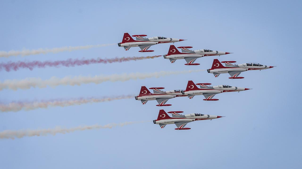 Eskisehir skies come alive with vintage warplanes