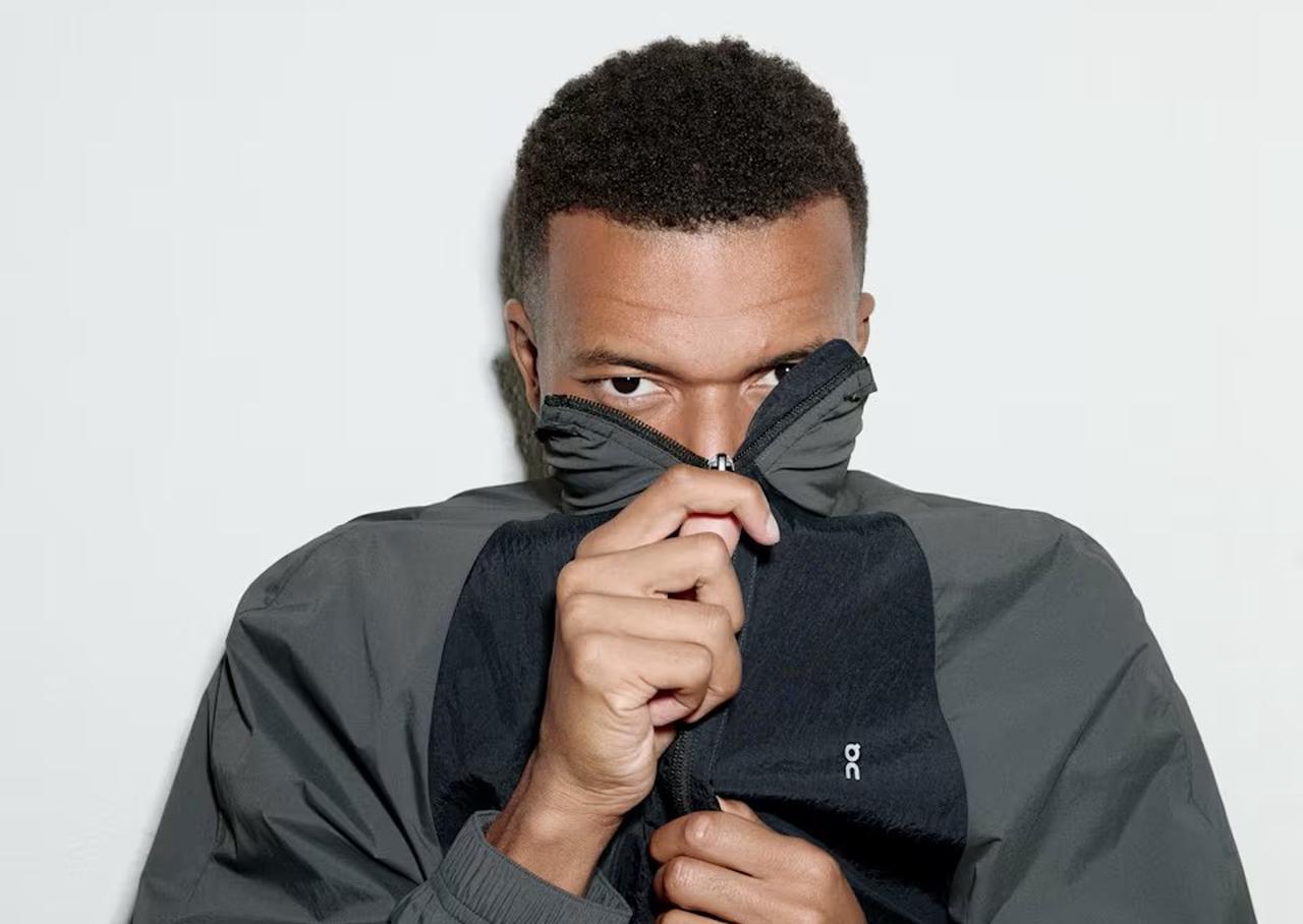 Mbappe wears his own On kitwear. (Photo via On)