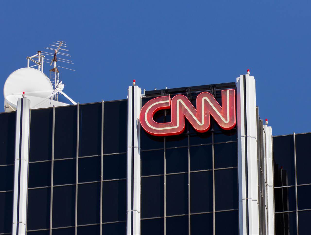 CNN signage is seen on a media building in Los Angeles, California. (Adobe Stock Photo)