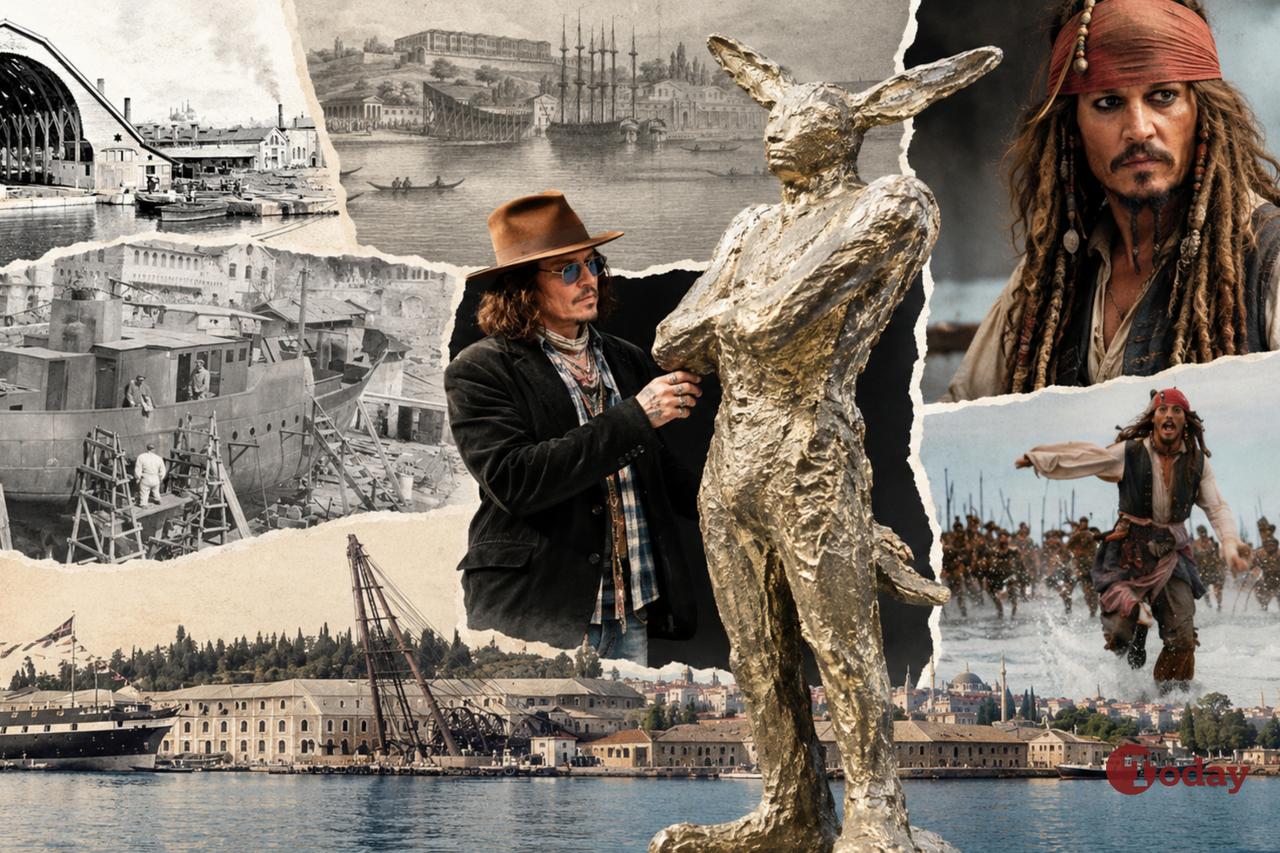 From Jack Sparrow to Ottoman shipyard: Johnny Depp's 'Bunnyman' lands in Istanbul