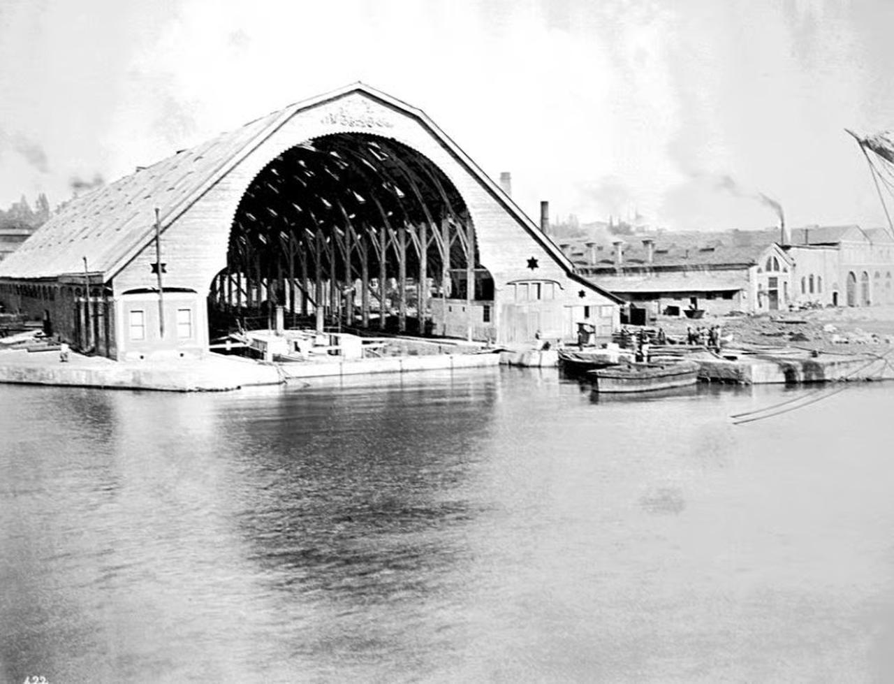 A historic shipbuilding hall at Tersane-i Amire, part of the industrial complex that served Istanbul’s maritime industry for centuries. (Photo via Tersane Istanbul)