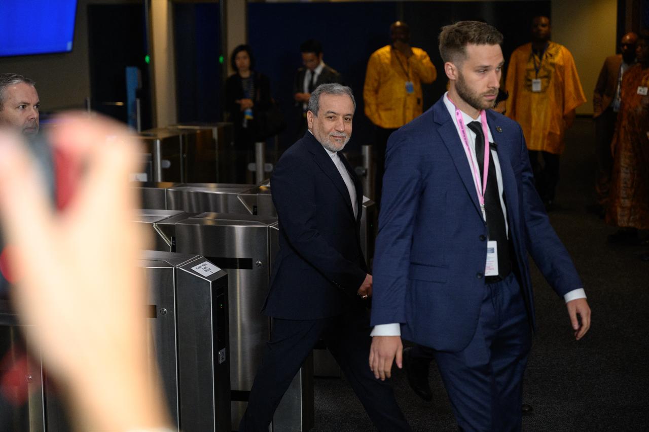 Iran Foreign Minister Abbas Araghchi arrives during the 81st session of the United Nations (U.N.) General Assembly at U.N. Headquarters in New York City on September 22, 2026. (AFP Photo)