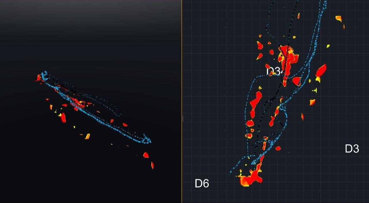 Ground-penetrating radar data gathered during research at the Durupinar formation near Mount Agri. (IHA Photo)