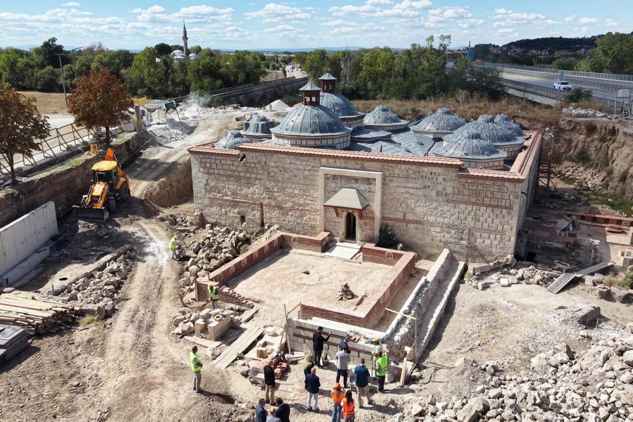 Restoration nears completion at 600-year-old Edirne bathhouse