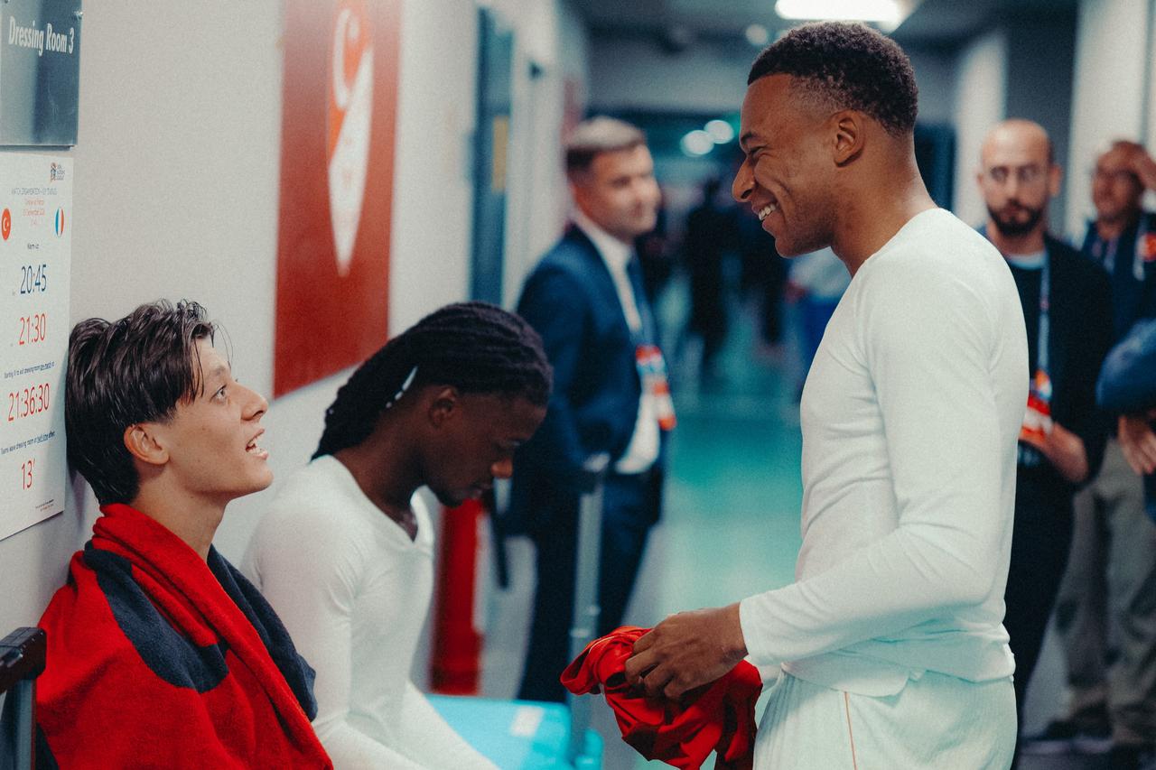 Mbappe calls Arda Guler 'Habibi' after injury scare in Türkiye-France clash