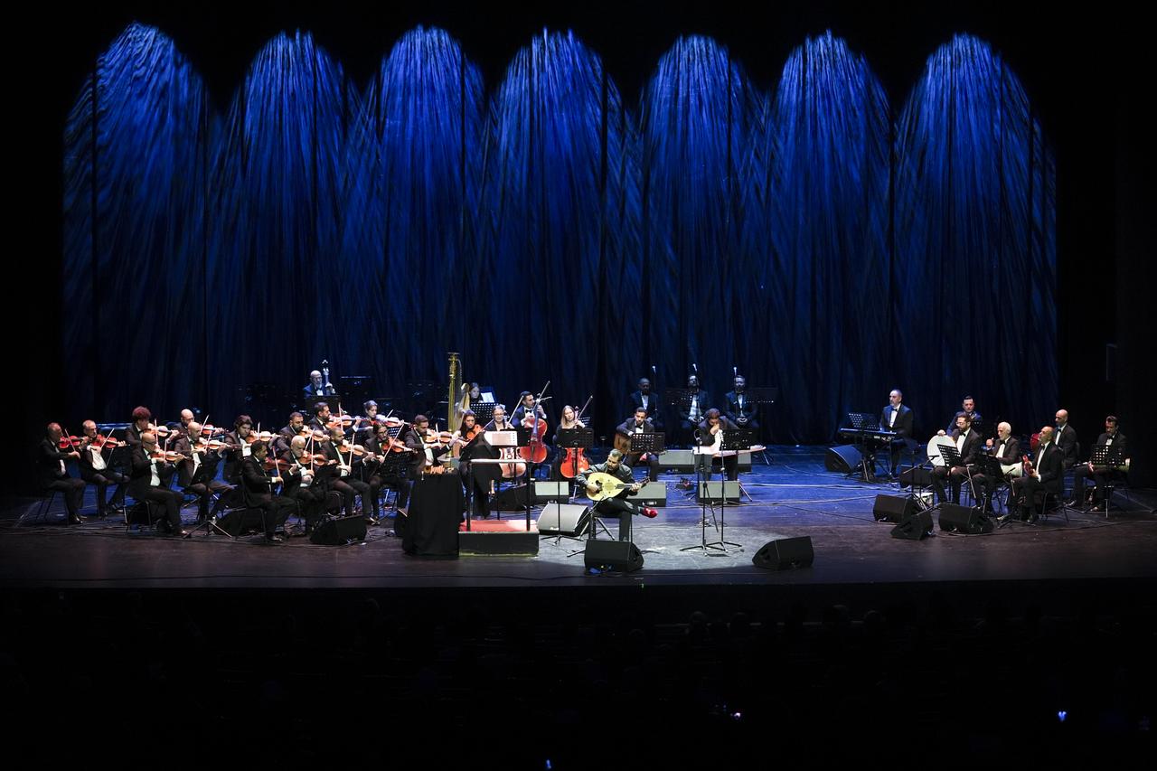 National Arab Orchestra, Nai Barghouti bring Arab music to Istanbul's Ataturk Cultural Center