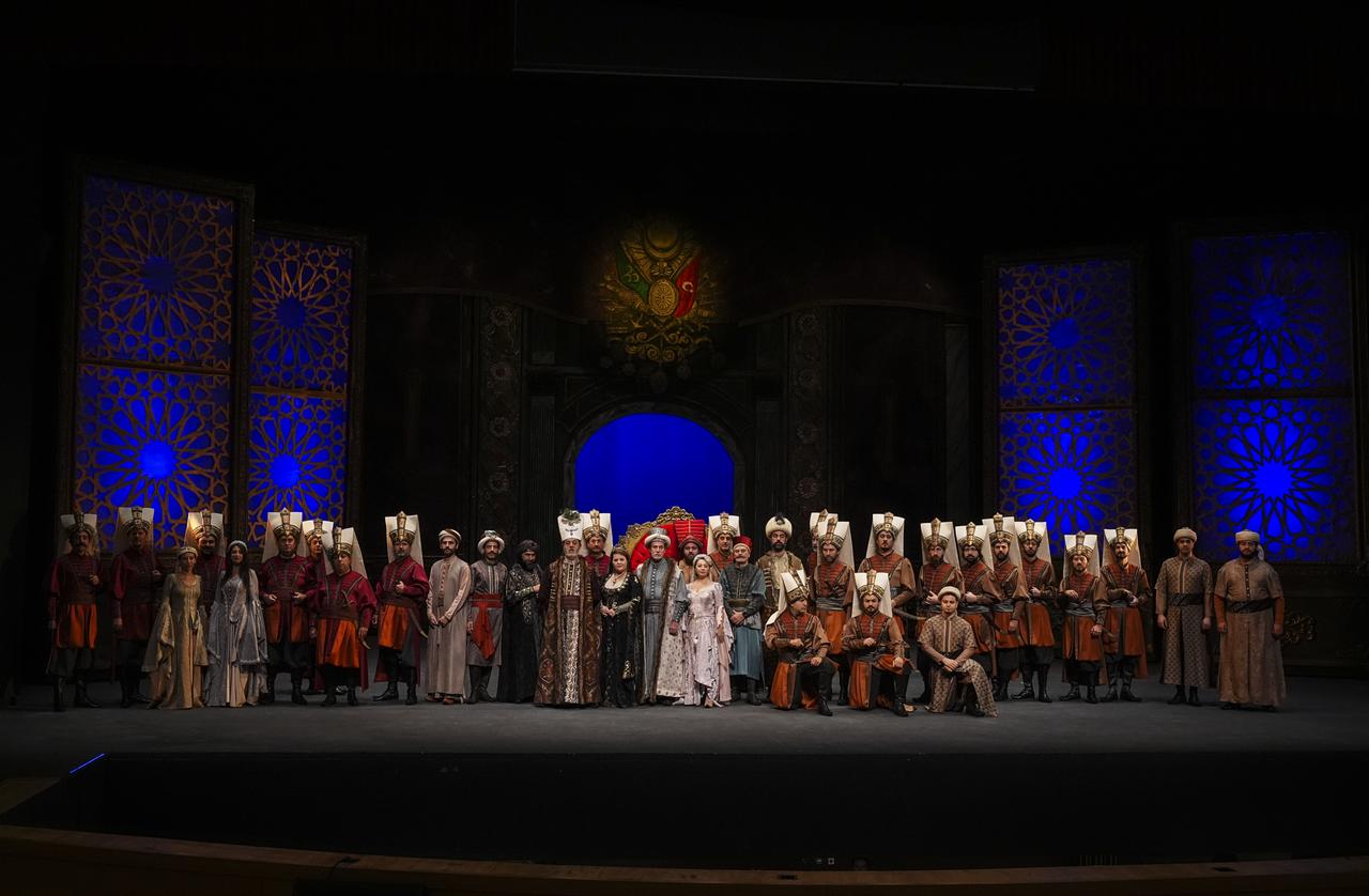 A view of theatre play of "Murad IV", which is composer and conductor Okan Demiris' opera, in Izmir, Türkiye on Sept. 28, 2026. (AA Photo)