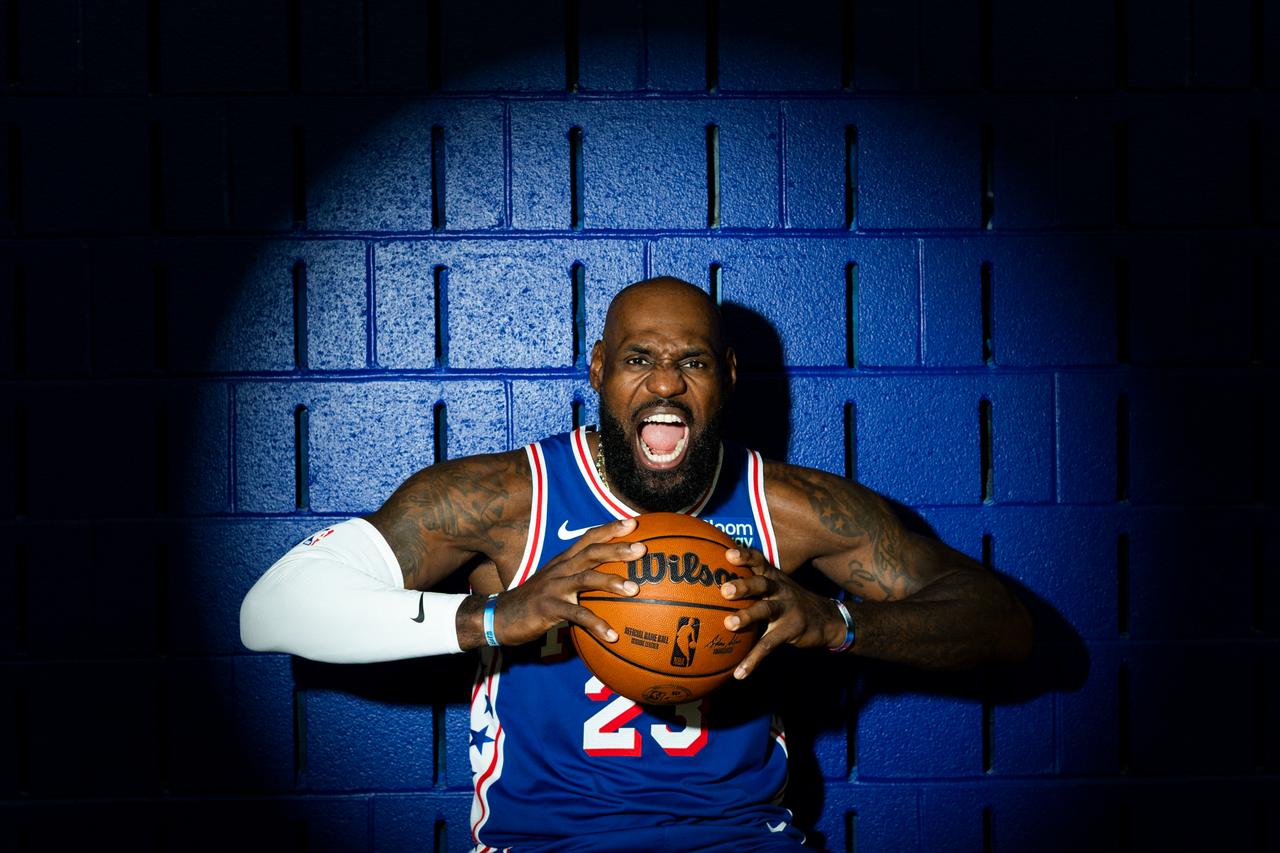 LeBron James brushes aside retirement talk as 24th NBA season begins with 76ers