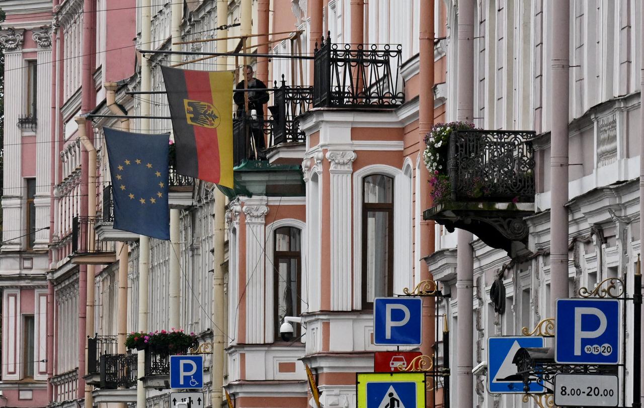 A view of the German Consulate General in Saint Petersburg on September 2, 2026. (AFP Photo)