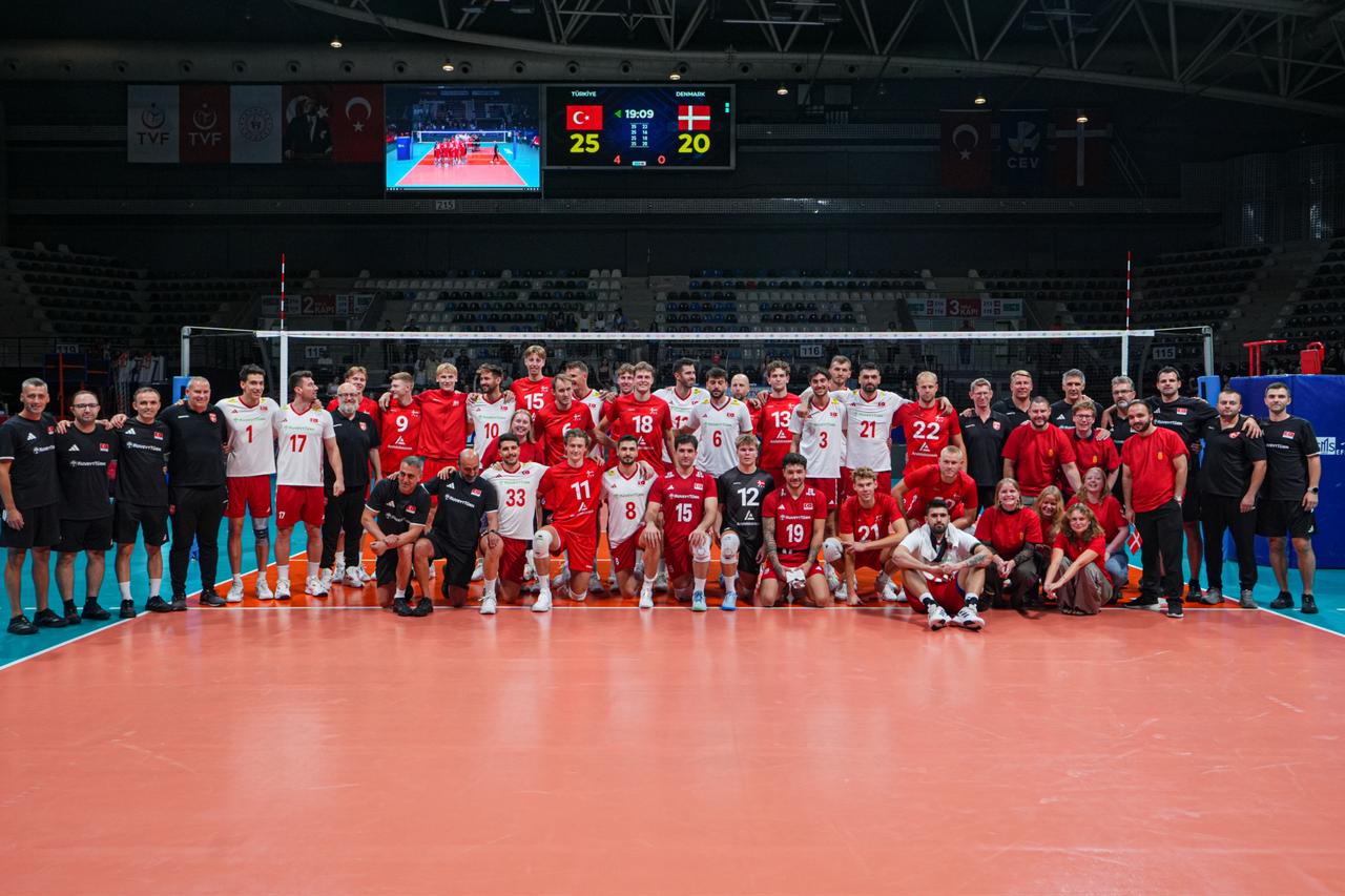 Türkiye's men's volleyball team opens Euro 2026 prep with Denmark win