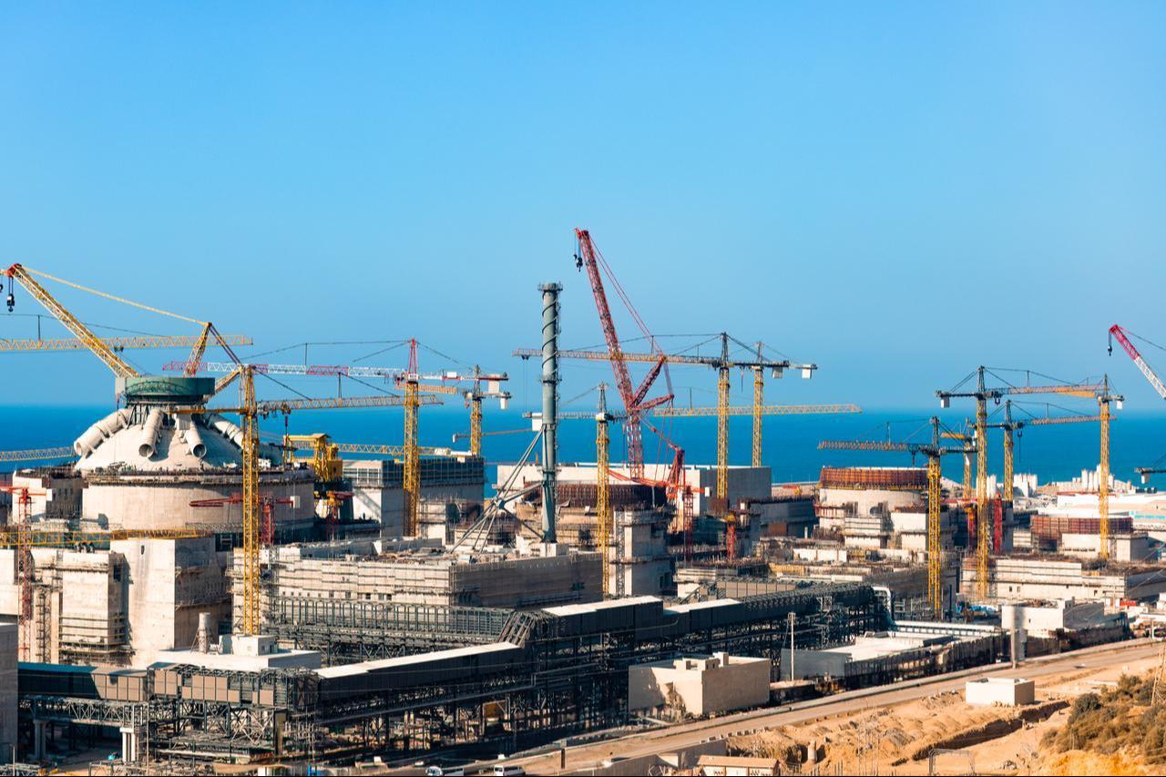 An aerial view of the Akkuyu Nuclear Power Plant under construction in Mersin, Türkiye on May 24, 2026. (Akkuyu Nucleer PP Handout/AA Photo)