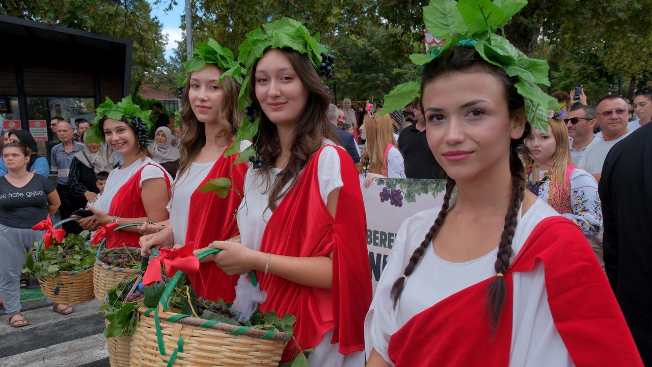 Türkiye's Kirklareli marks grape harvest with heritage festival
