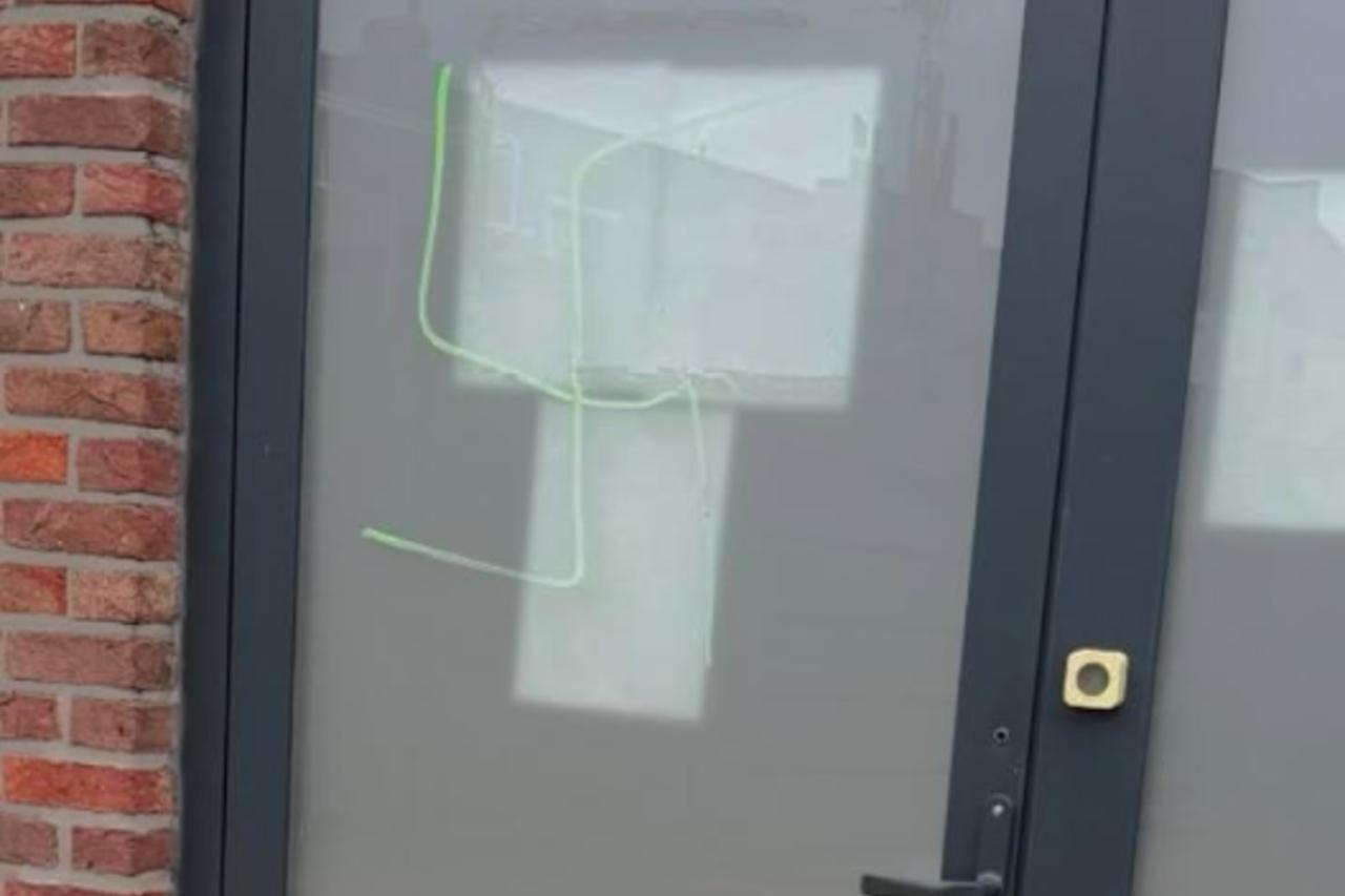 Mosque in Belgium vandalized with swastikas, dog feces
