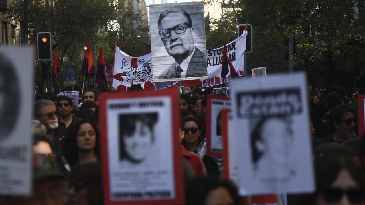 Thousands march in Chile to mark 53rd Pinochet coup anniversary