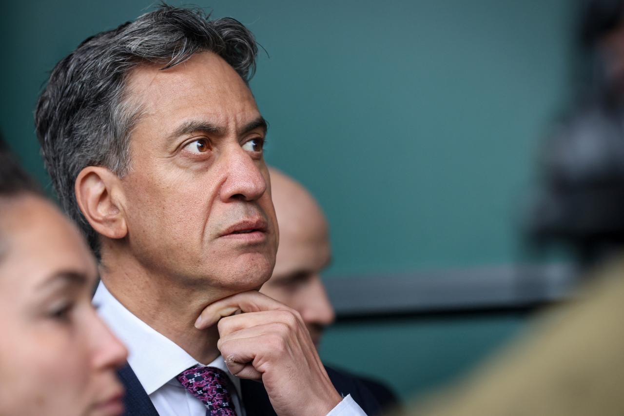 Britain's Foreign Minister Ed Miliband arrives to attend an informal meeting of EU foreign affairs ministers at Druids Glen in Wicklow, south of Dublin, Ireland, Sept. 2, 2026. (AFP Photo)