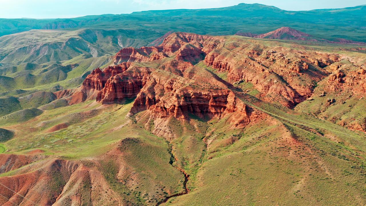 Bayam Redness rock formations in Türkiye's Kars resemble Arizona canyons
