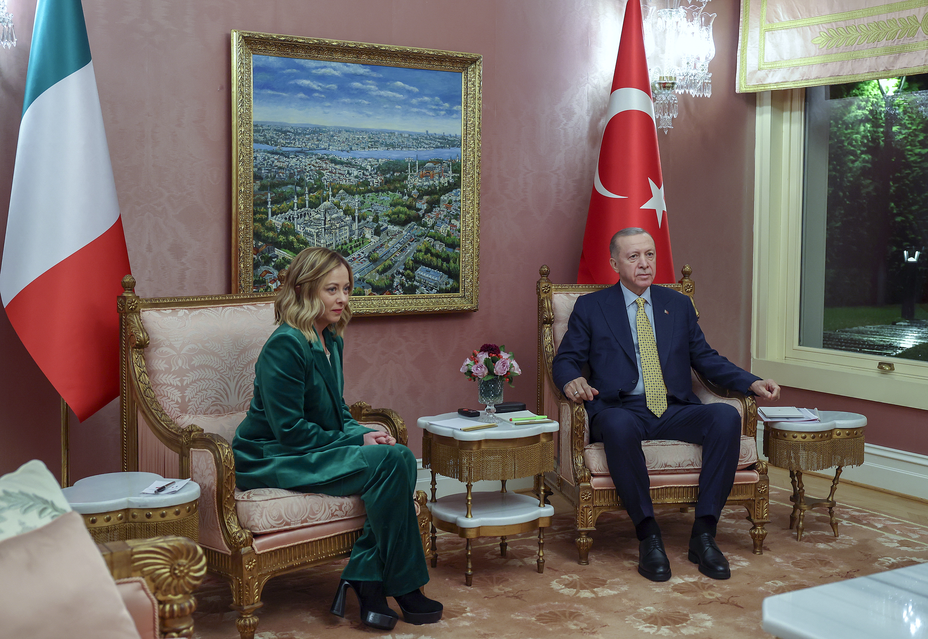 Italian PM meets with President Erdogan