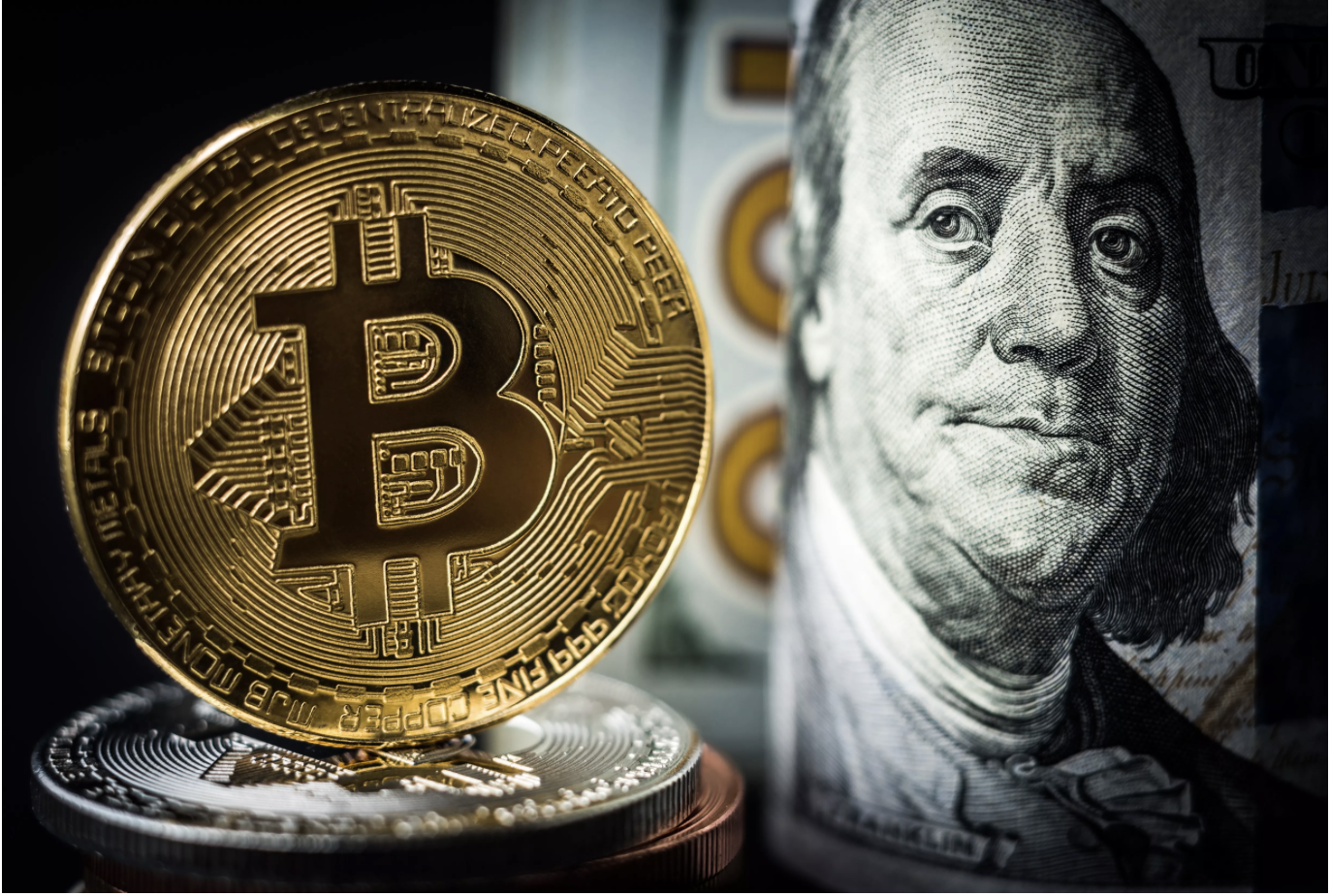 How did dollar, euro gold and Bitcoin trade at the start of the day?