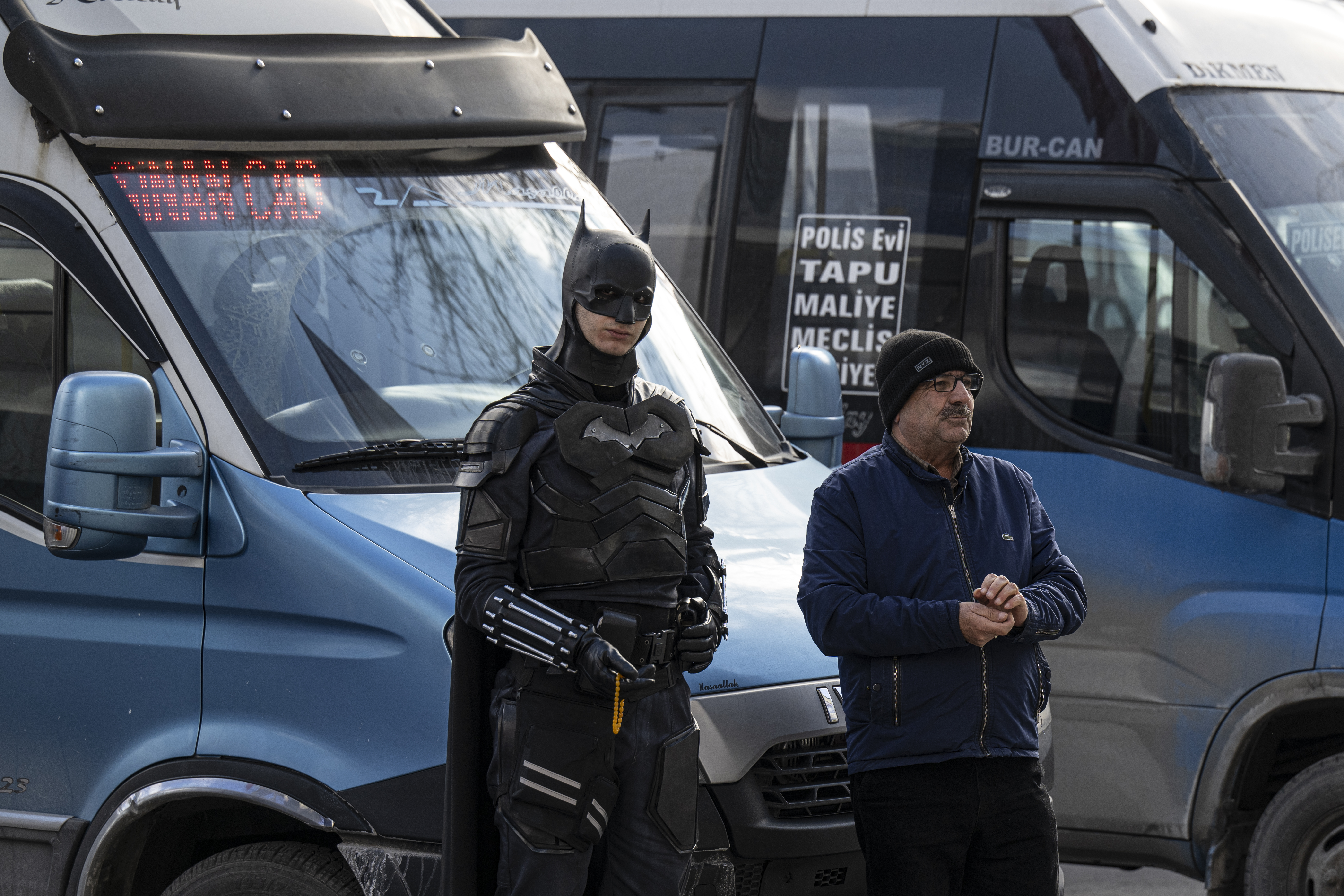 'Ankara's Dark Knight': Student donning Batman costume captivates locals on streets