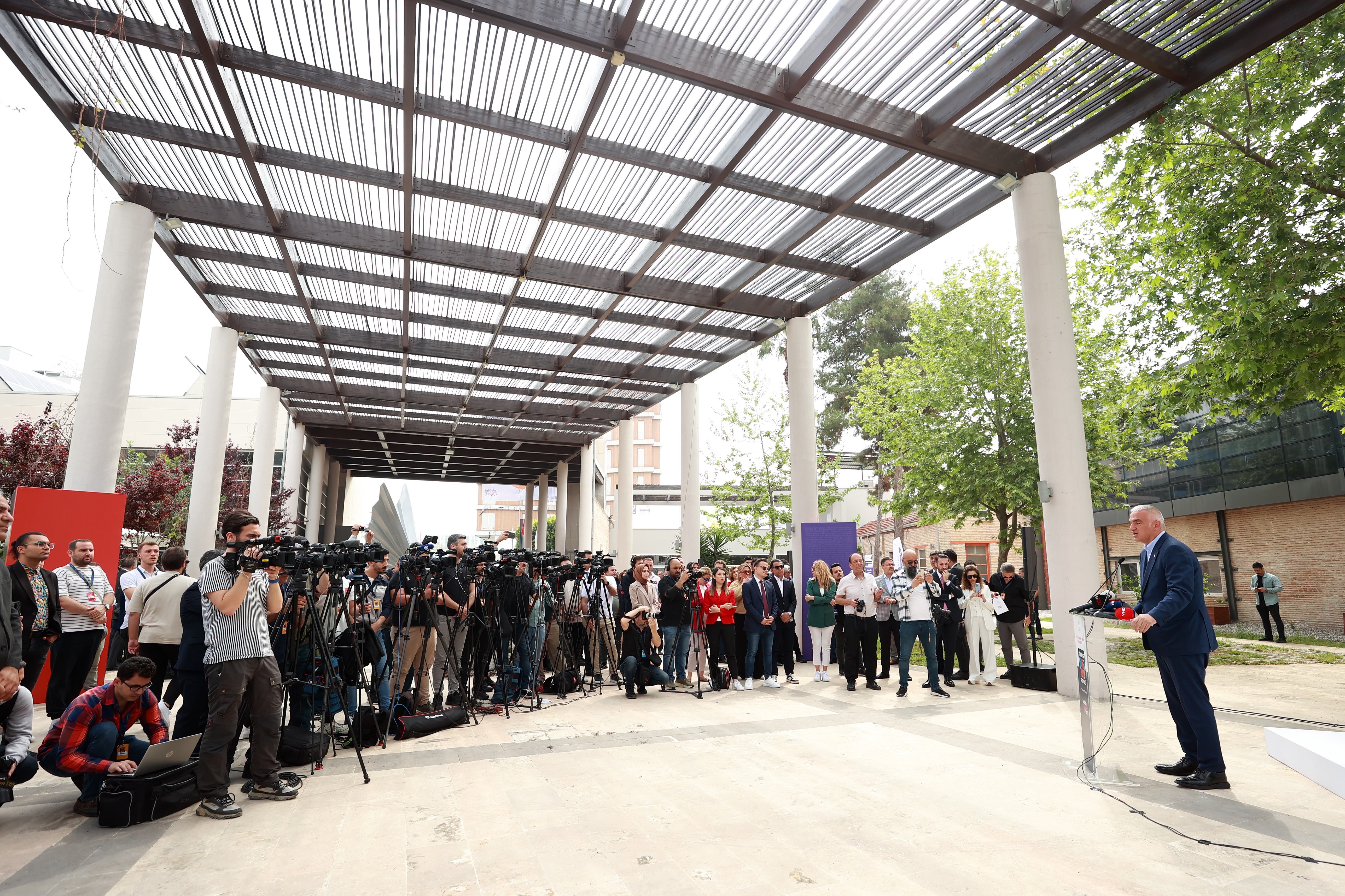 Minister of Culture and Tourism Mehmet Nuri Ersoy attends Orange Blossom Carnival in Adana